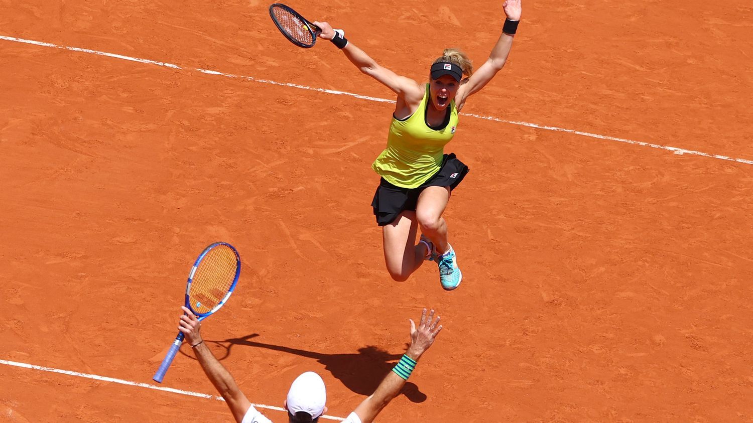 Edouard Roger-Vasselin remporte la finale du double mixte avec Laura Siegemund