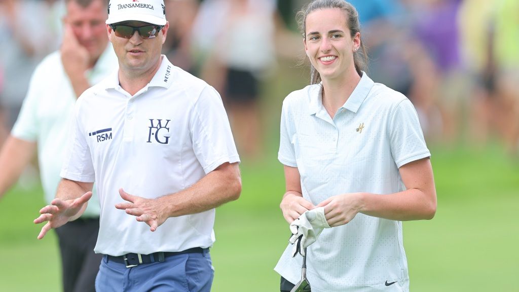 Caitlin Clark lights up social media at John Deere Classic Pro-Am