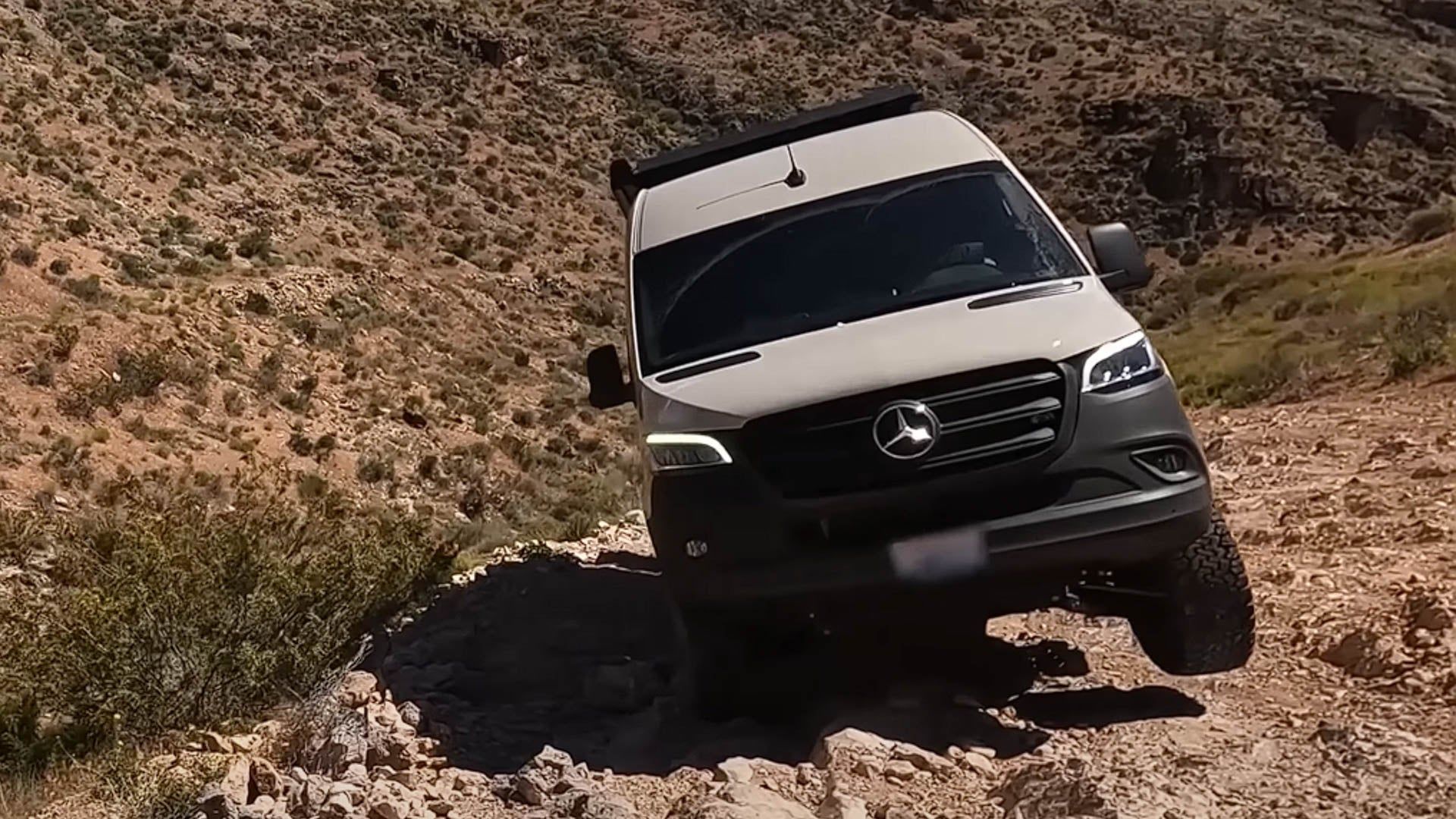 Maybe Don’t Drive a Mercedes Camper Van Up a Utah Jeep Trail With No Experience