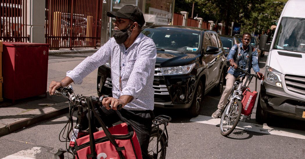 Food-Delivery Companies Sue New York City Over Minimum Pay Law