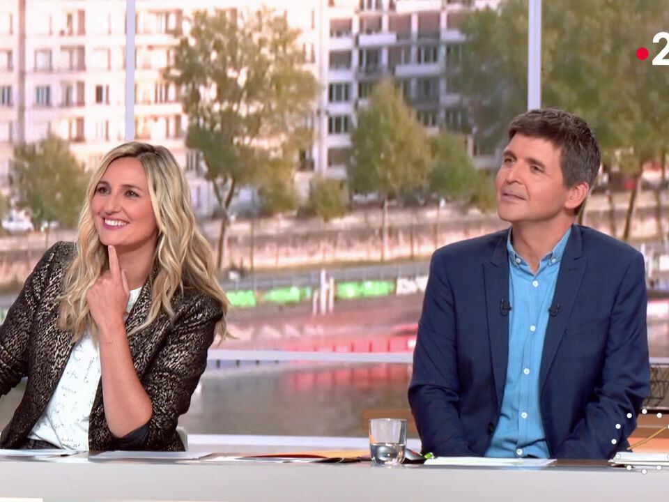 Télématin : "Il est...", Pascale de la Tour du Pin évoque la relation entre Thomas Sotto et Marie Portolano