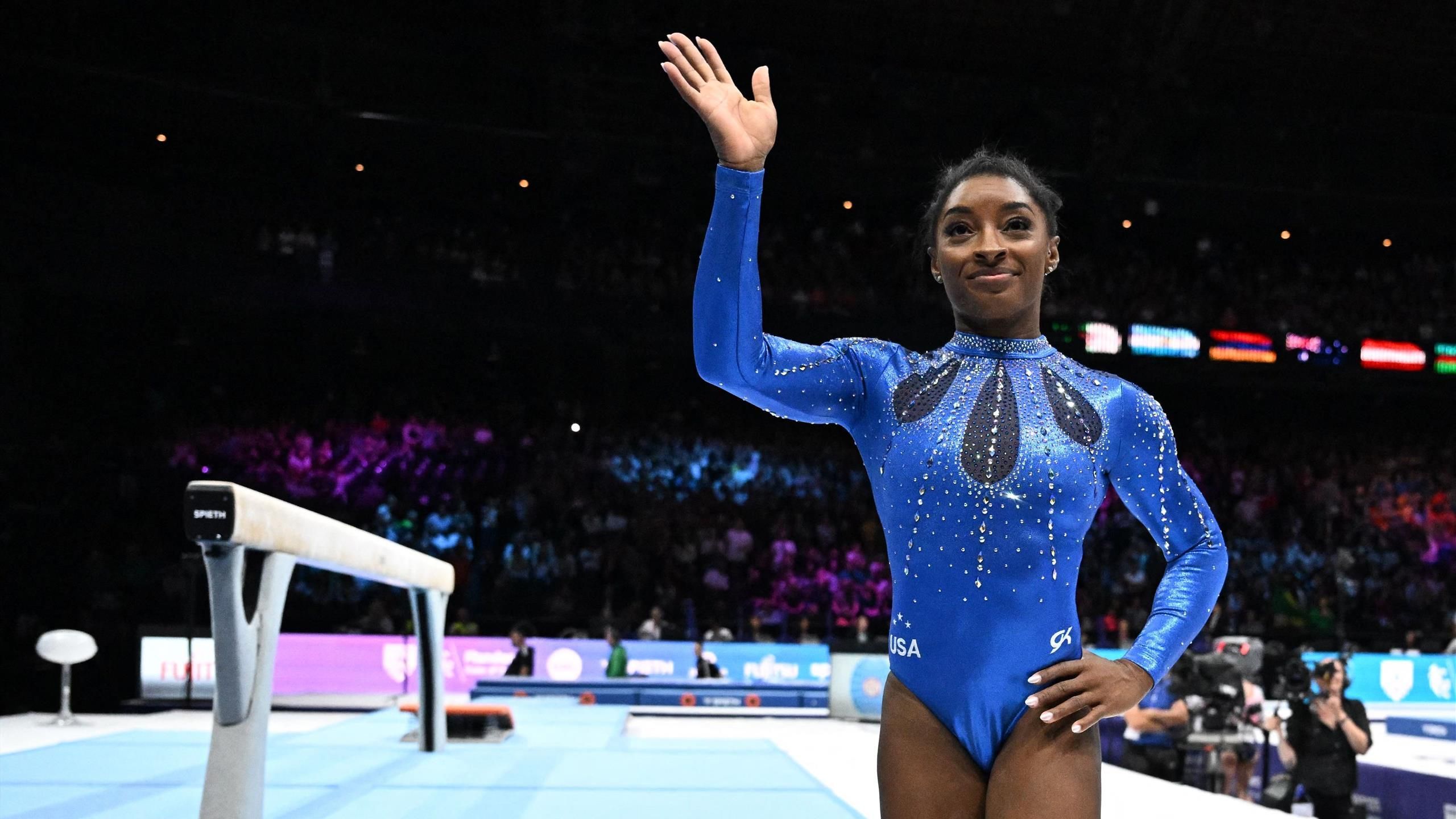 Simone Biles, sacrée au concours général à Anvers, décroche un 21e titre mondial