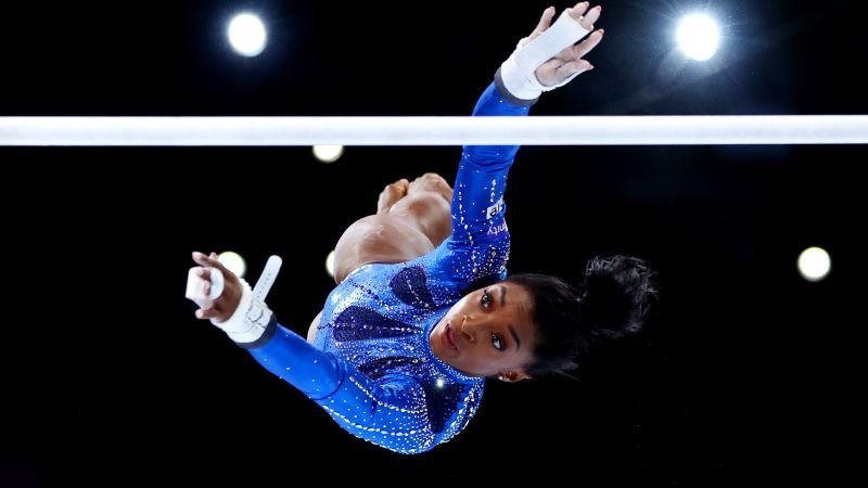 Simone Biles wins women’s all-around final to secure record 21st world championship gold medal