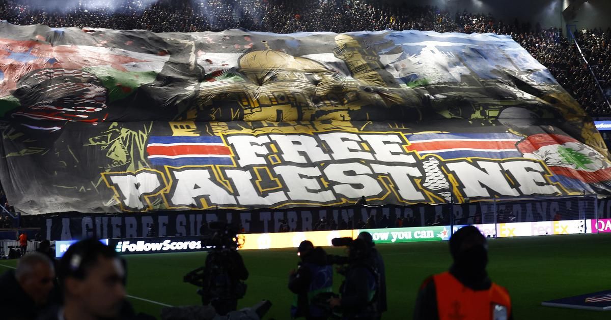 "Free Palestine" : le message des supporters avant PSG-Atlético