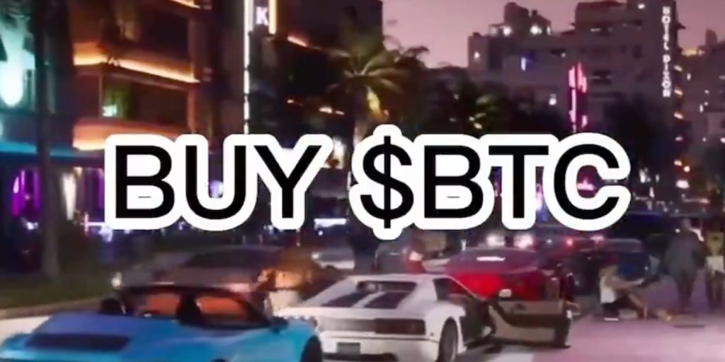 'Buy BTC': Viral Leaked GTA 6 Game Trailer Shills Bitcoin