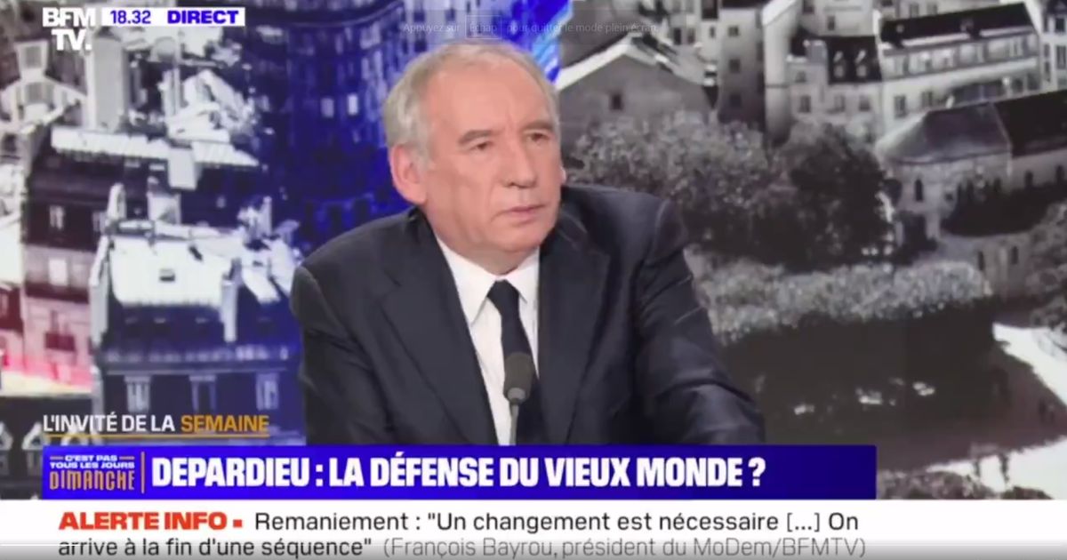 " Non, Gérard Depardieu ne rend pas fière la France " : François Bayrou va à l’encontre de la déclaration d’Emmanuel Macron