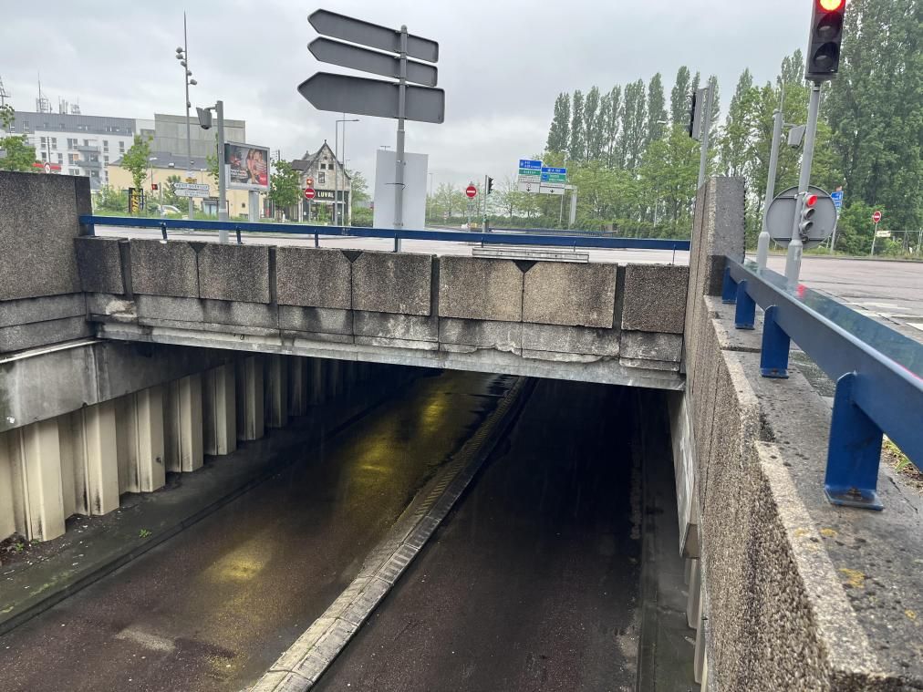 Une corniche menace de tomber : la trémie Europe de Rouen fermée à la circulation jusqu’au 9 mai