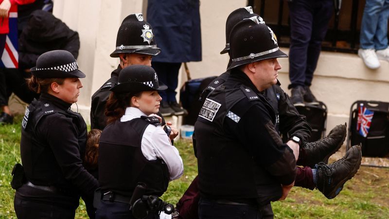 UK police face backlash over handling of anti-monarchy protests during coronation