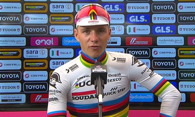 Tour d'Italie - Remco Evenepoel : "J'ai vu la chute, on sait qui blâmer"