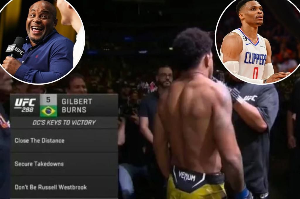 Daniel Cormier takes weird shot at Russell Westbrook at UFC 288