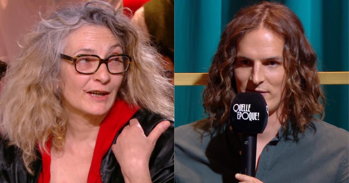 Corinne Masiero rembarre Paul de Saint Sernin après une blague sur les violences policières dans "Quelle époque!"