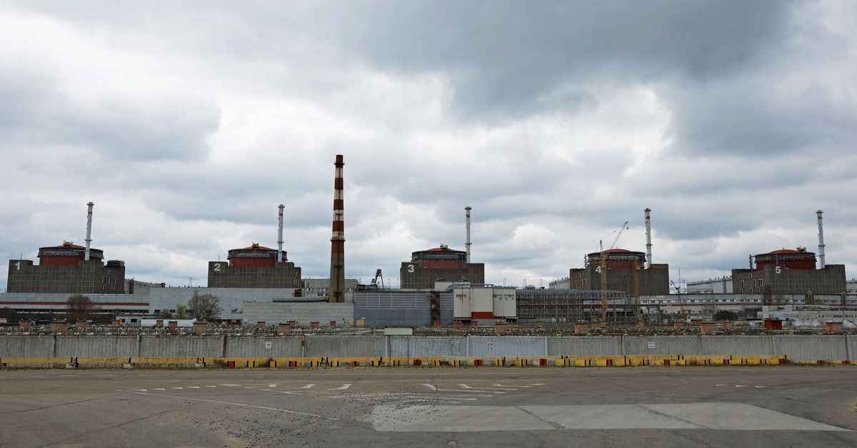 Russian forces evacuating town near occupied nuclear plant, Kyiv says