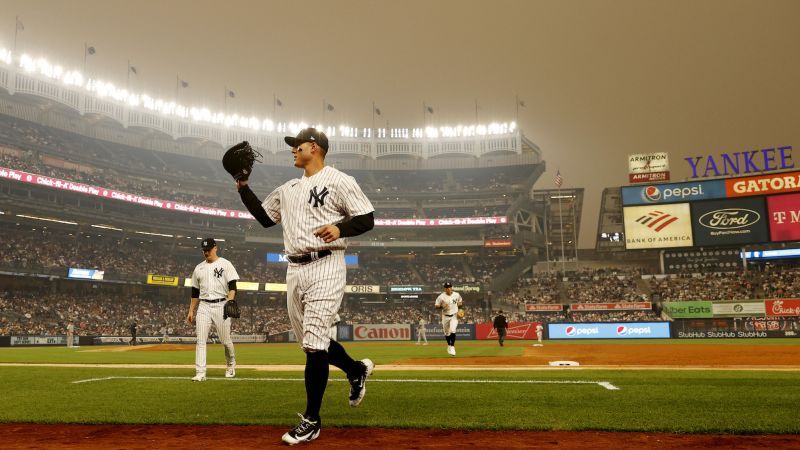 New York Yankees host White Sox in smoke-shrouded game following Canadian wildfires