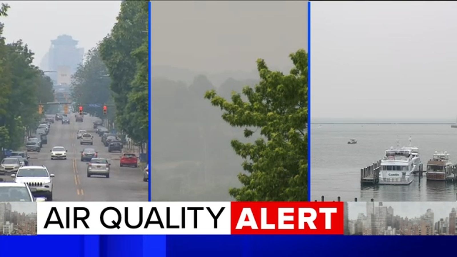 New York City air quality reaches dangerous levels due to Canadian wildfire smoke