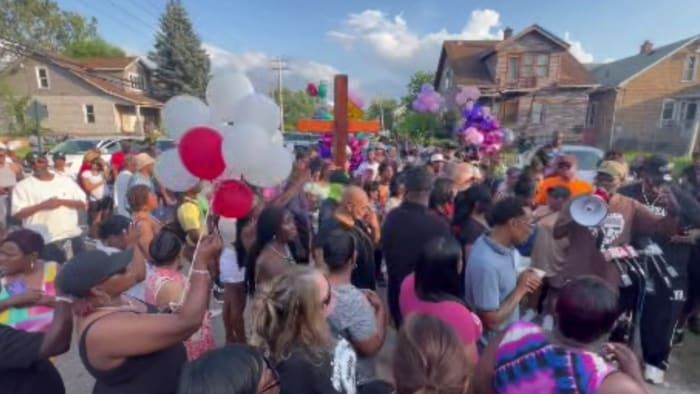 Community activists hold vigil to honor life of 2-year-old Wynter Cole Smith on Detroit’s east side