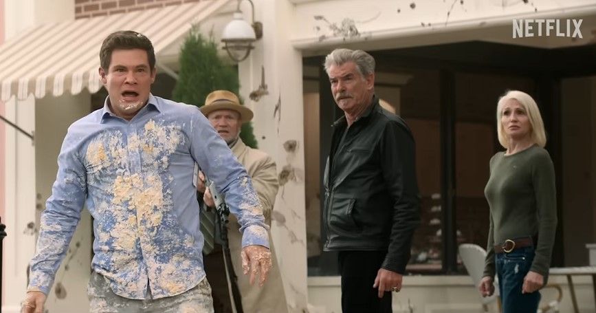 ‘The Out-Laws’ Review: Adam Devine and Pierce Brosnan In Zany comedy