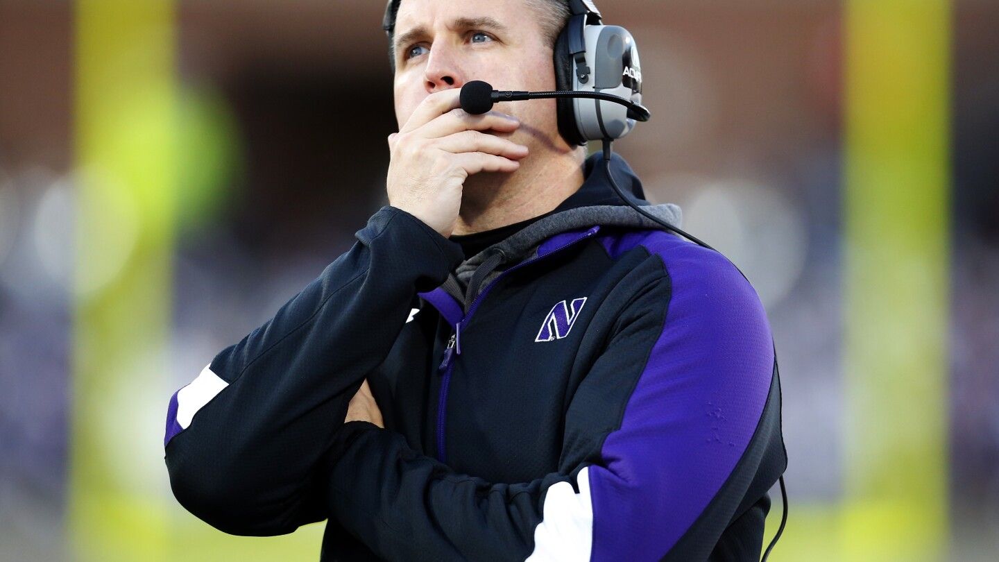 Northwestern suspends Pat Fitzgerald for next two weeks