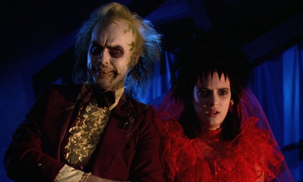 Set Photos on Beetlejuice 2 Show Winona Ryder and Jenna Ortega