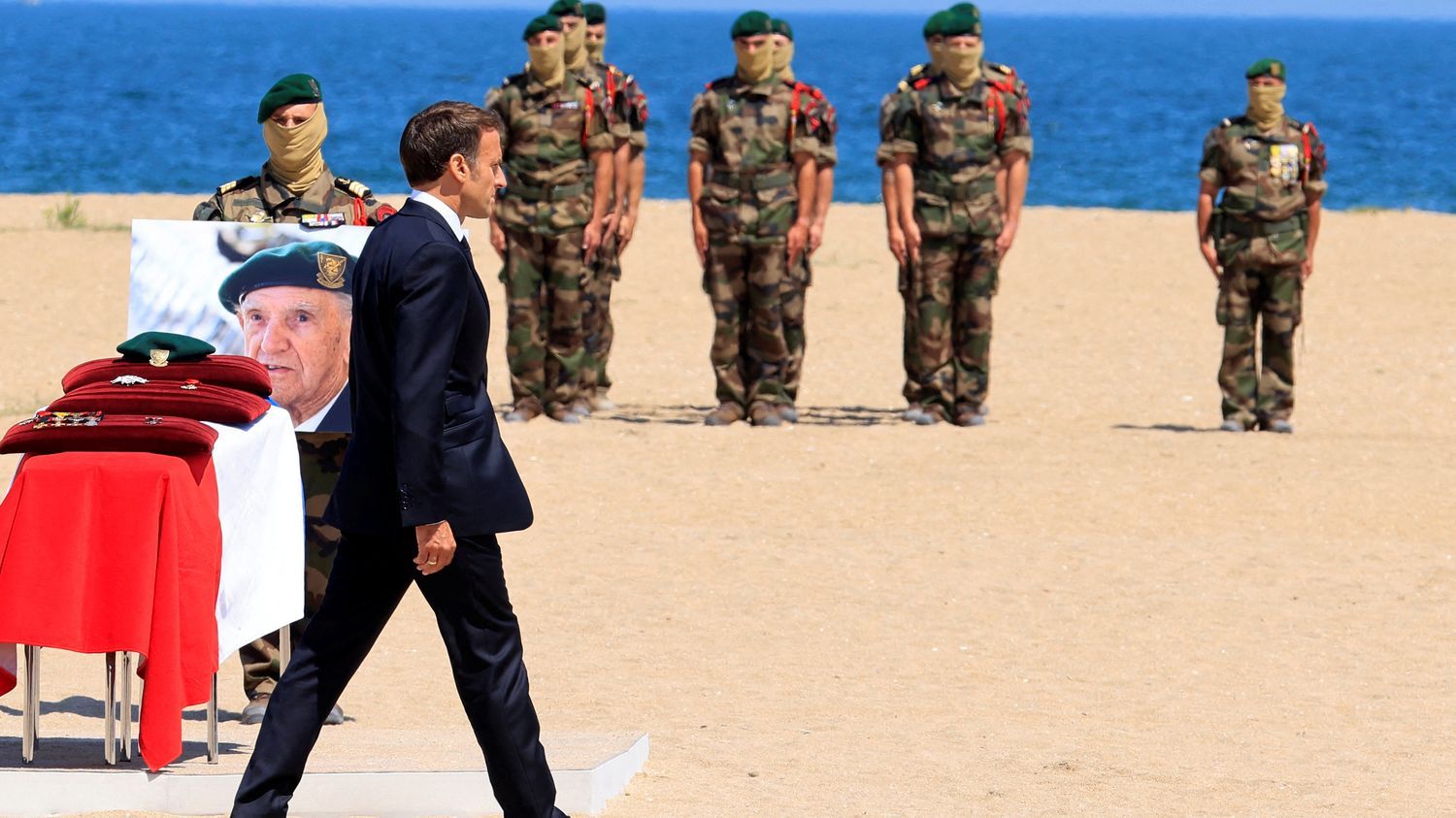 VIDEO. En Normandie, la France rend un hommage national à Léon Gautier, héros français du Débarquement décédé lundi