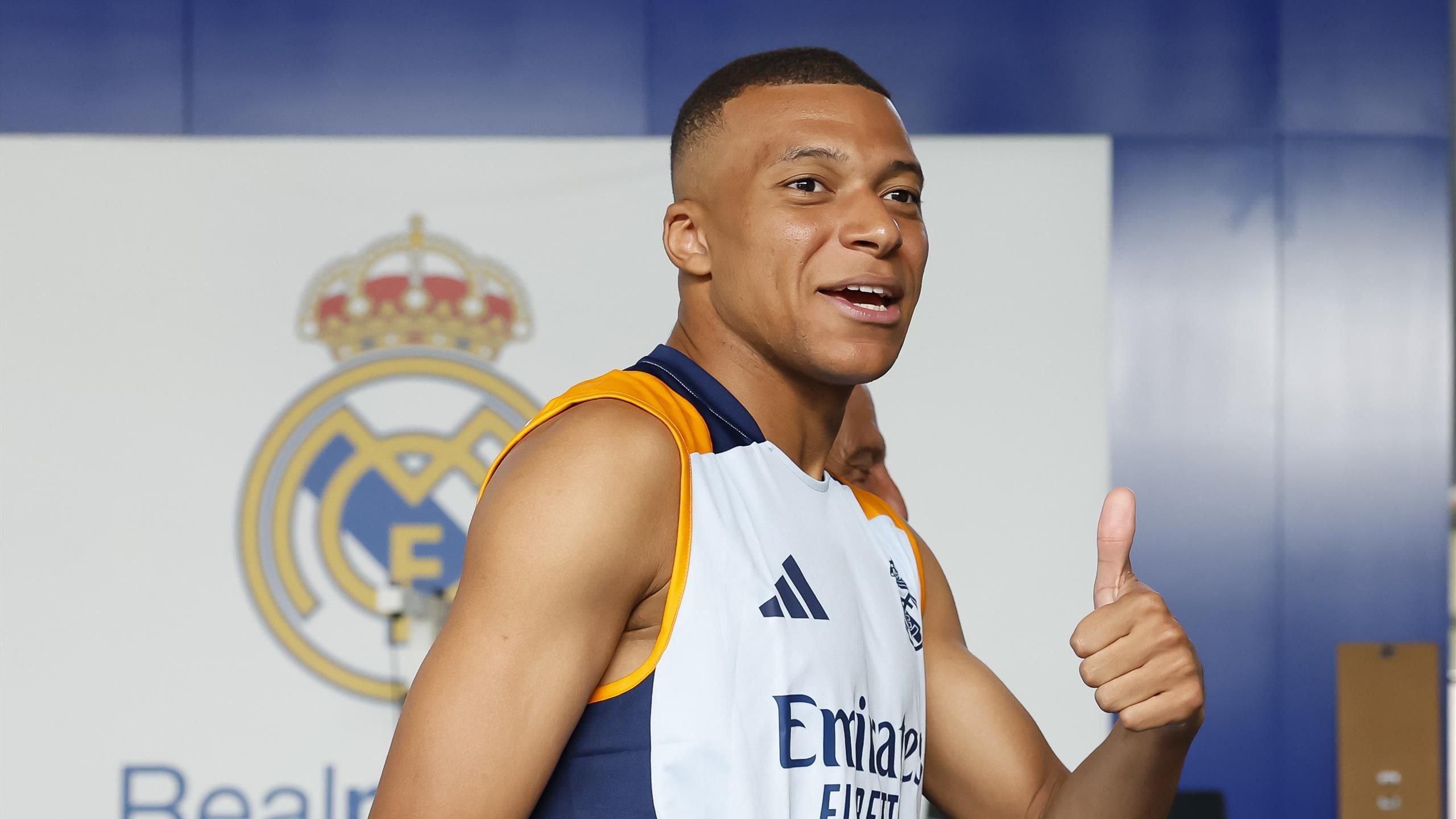 Football, Liga : Kylian Mbappe a fait son premier entraînement avec le Real Madrid