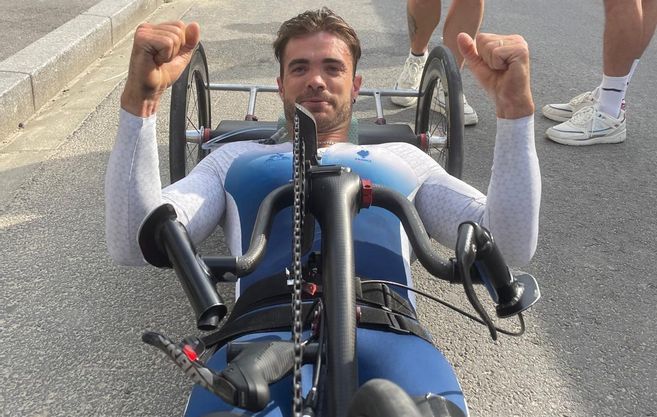 Le handbiker de Brive Mathieu Bosredon, athlète français le plus titré de Paris 2024, répond aux critiques