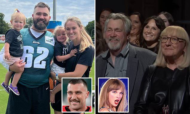 Taylor Swift has the approval of Travis Kelce's mom Donna - but from the sister-in-law who gives him dating advice, his NFL star brother and a dad who 'NEVER fed them vegetables', meet the rest of the