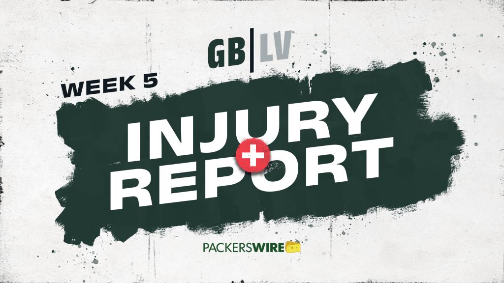 Breaking down Packers' final injury report of Week 5 vs. Raiders