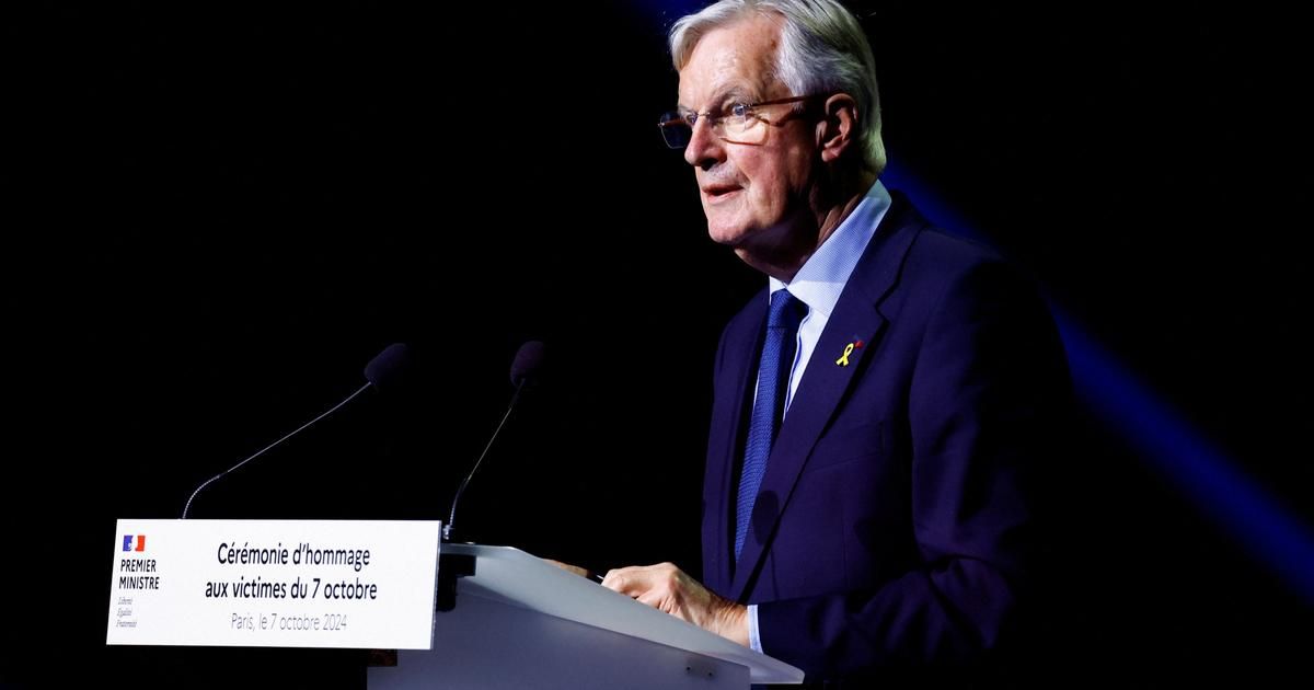 7-Octobre : Emmanuel Macron hué lors d’un discours de Michel Barnier en hommage aux victimes et otages