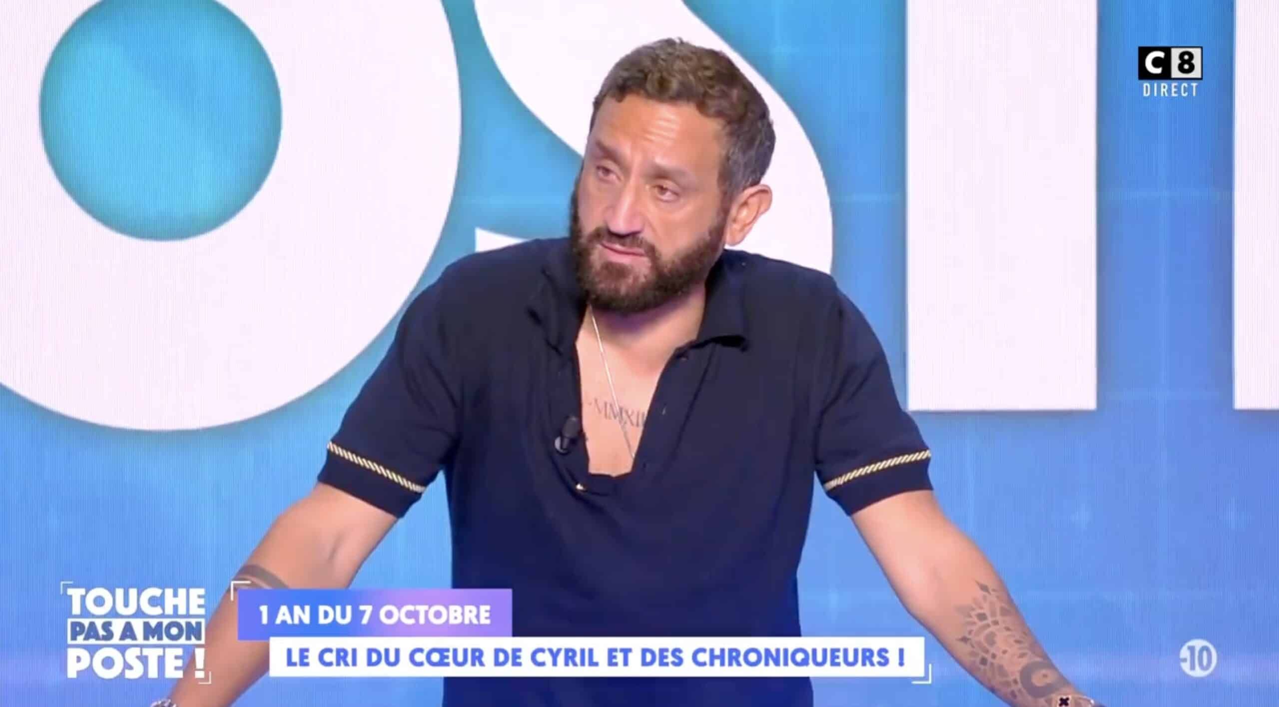 Cyril Hanouna en pleurs dans "TPMP" : l'animateur évoque les "Karim, Yassine, Nabilla", qui ont tout fait pour "sauver" son père à l'hôpital