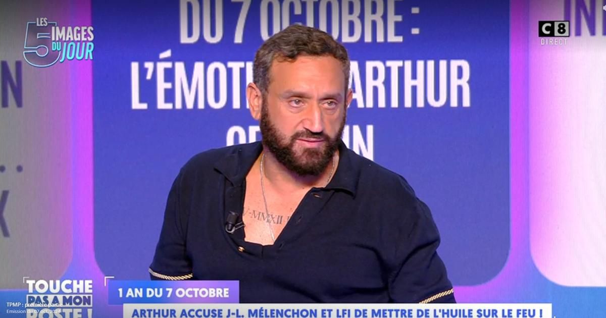 "On parle trop de religion" : Cyril Hanouna en larmes dans "Touche pas à mon poste" après les commémorations du 7 octobre