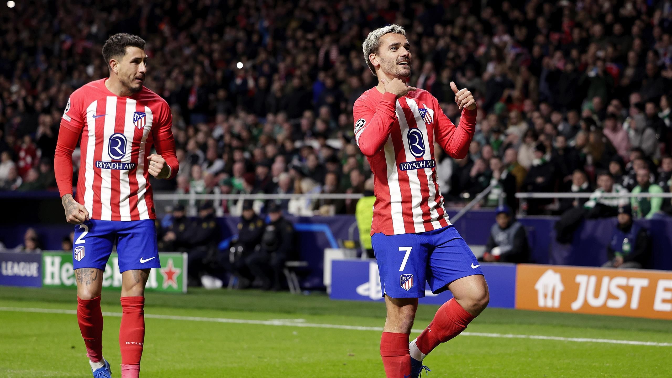 Ligue des champions : Antoine Griezmann s'amuse, l'Atlético corrige le Celtic Glasgow (6-0)