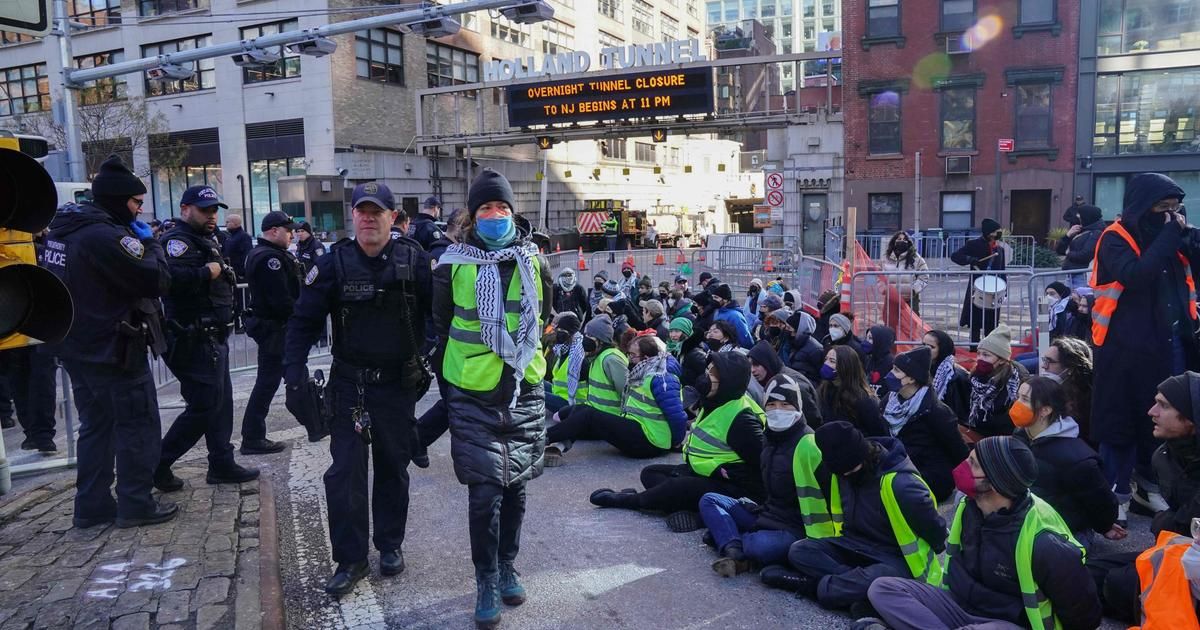 New York : des ponts et un tunnel bloqués par des manifestants pro-Palestine