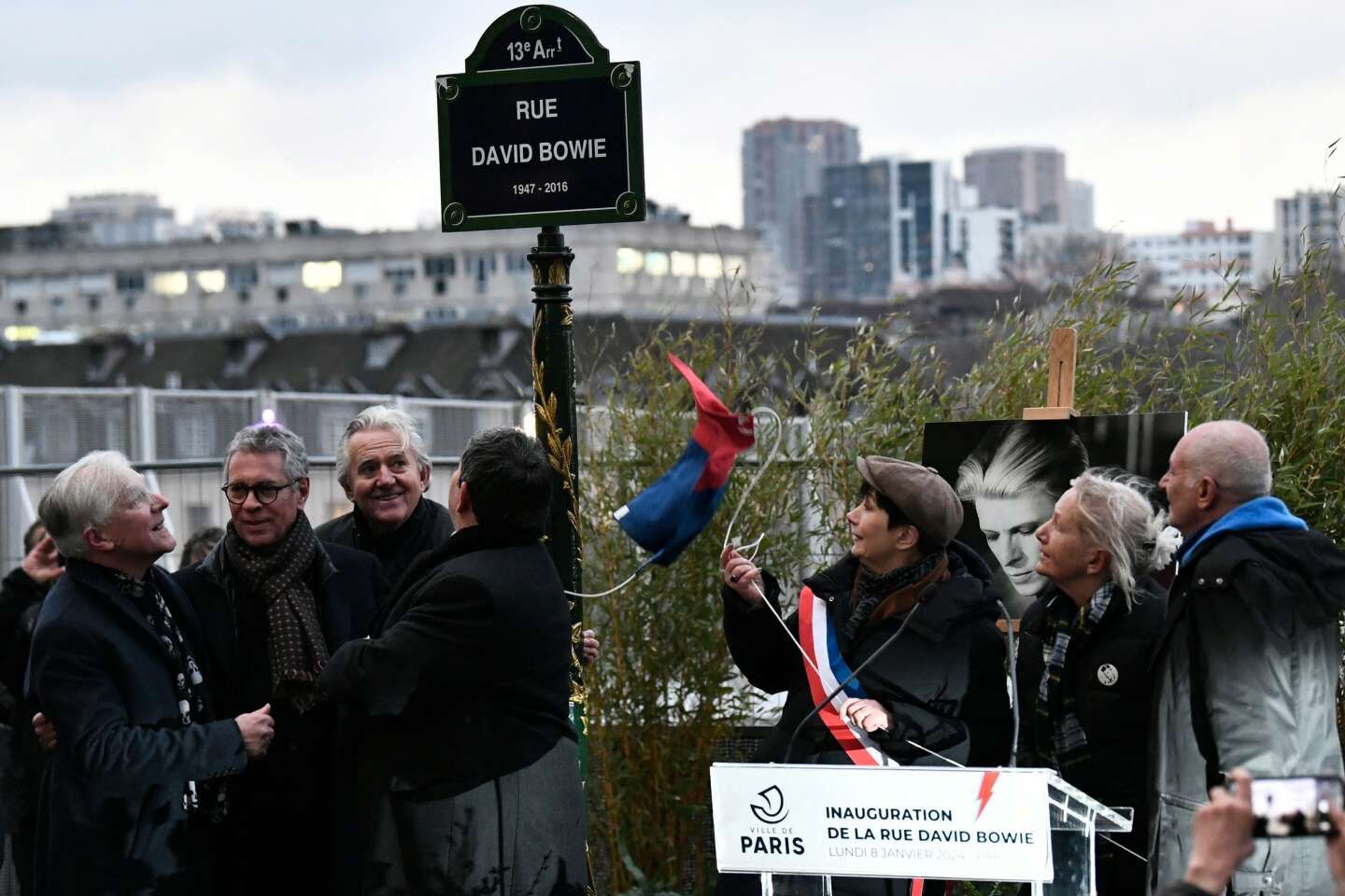 Une rue David-Bowie inaugurée à Paris dans le 13ᵉ arrondissement