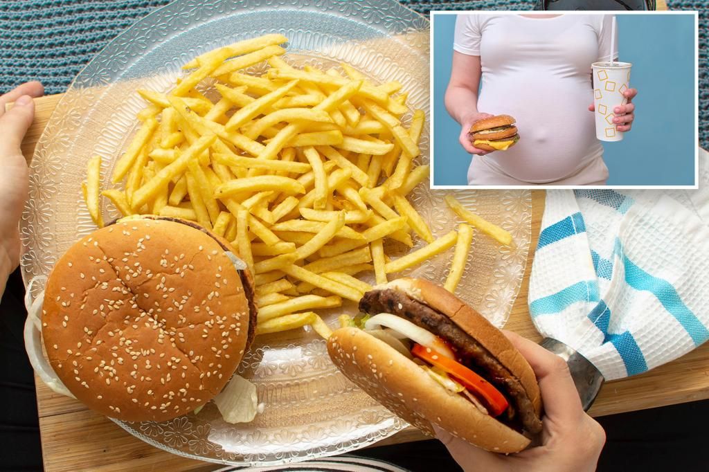 How pregnant women can harm their baby by eating fast food