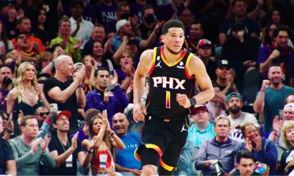 Nuggets (129-124) : Devin Booker et Kevin Durant portent Phoenix