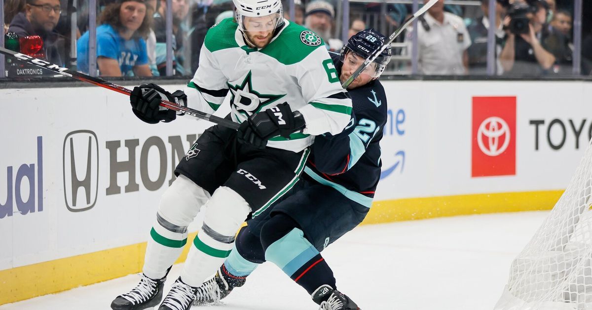 Five-goal period powers Kraken to 2-1 series lead over Stars