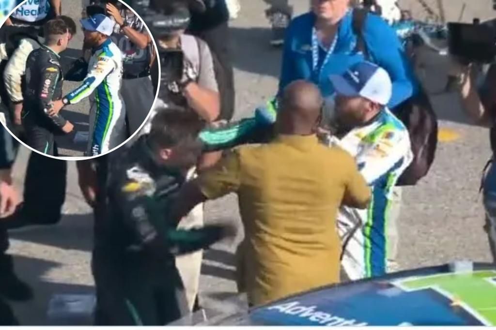 Ross Chastain punches Noah Gragson in post-race NASCAR confrontation