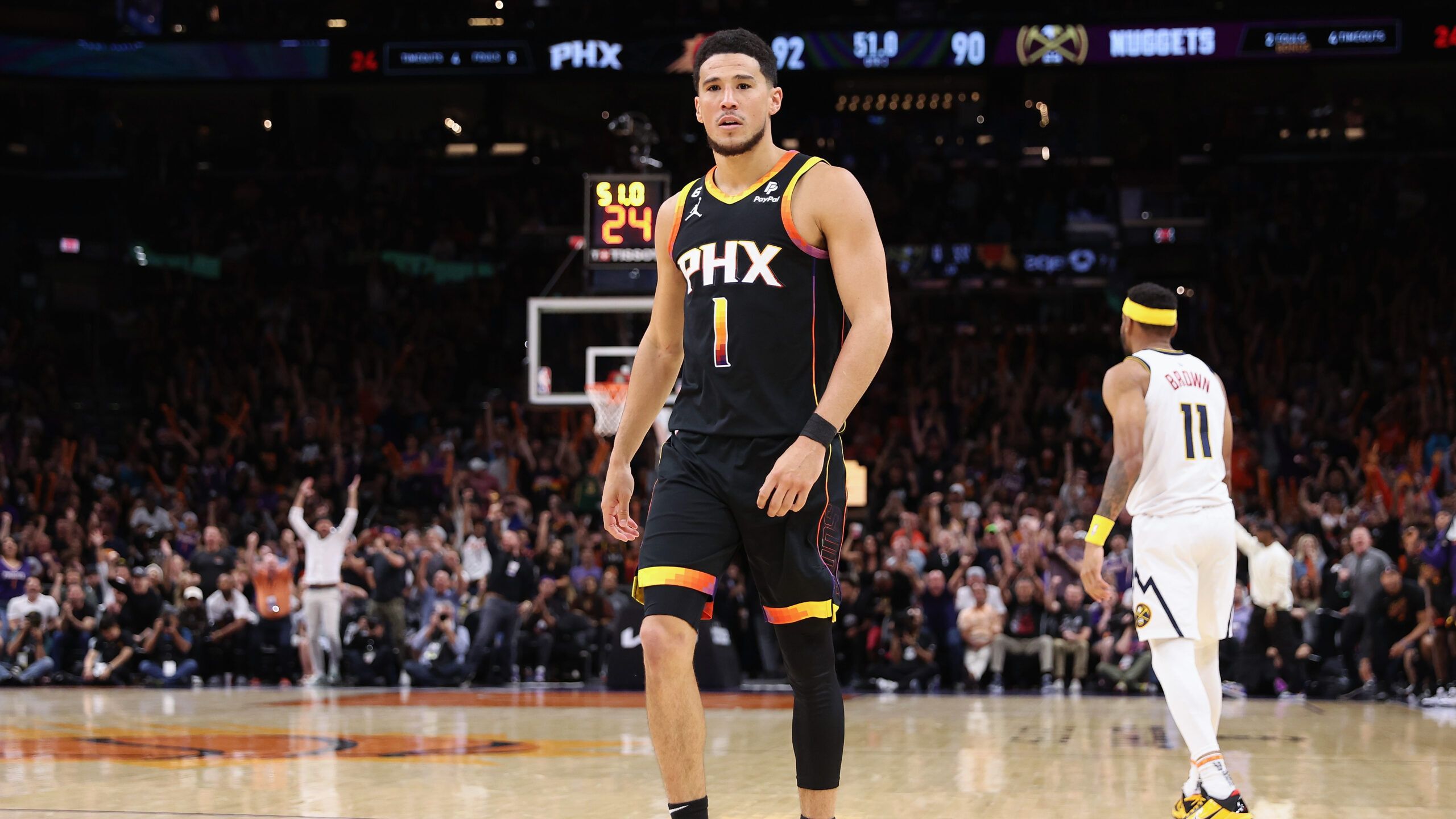 Devin Booker's coronation begins as Suns even series vs. Nuggets