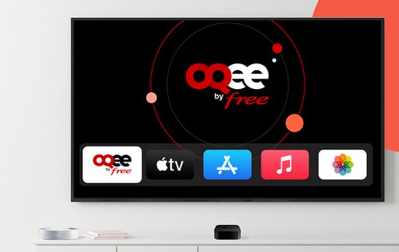 Free lance une nouvelle mise à jour d'Oqee sur l'Apple TV