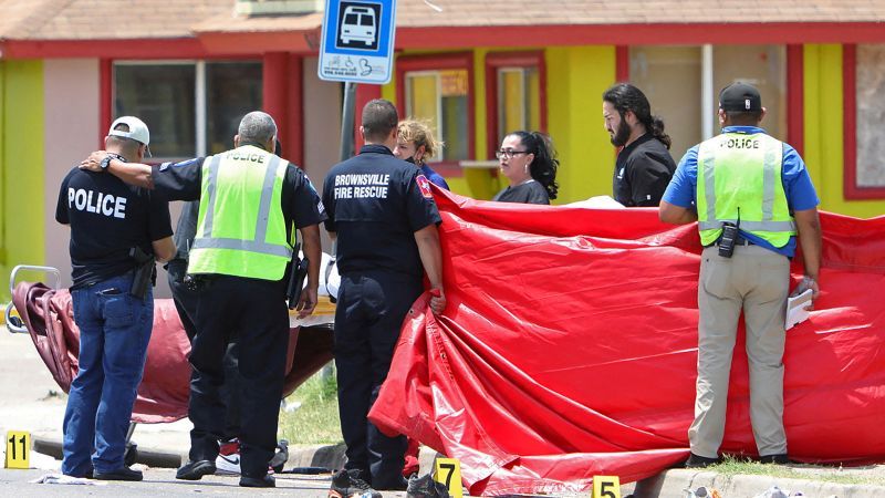 Brownsville, Texas, car crash: Witnesses describe horrifying crash that left 7 dead outside a Texas shelter housing migrants