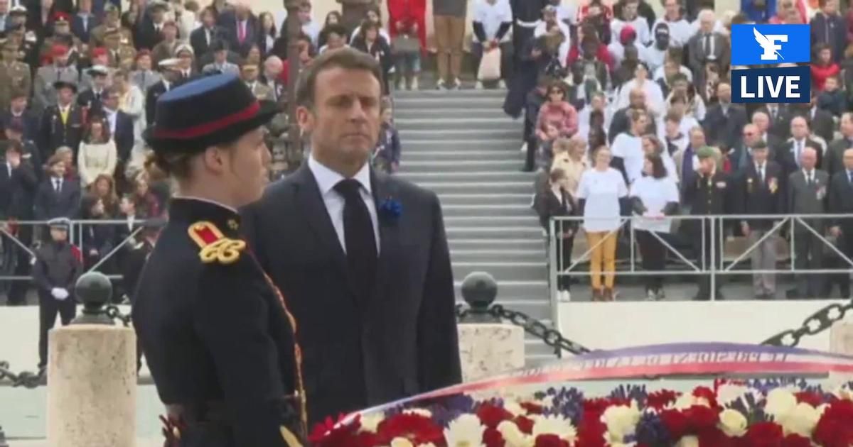 Commémorations du 8-Mai : Macron arrive à Lyon, des manifestants rassemblés