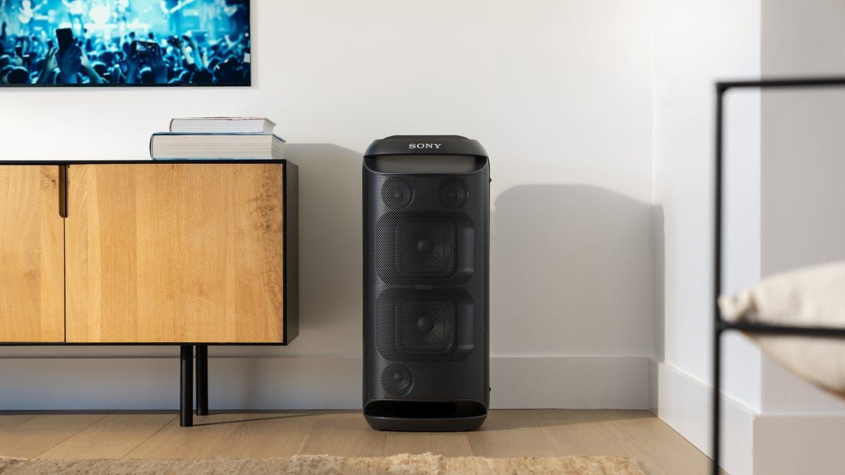 Sony's Towering Party Speaker Can Double As a Standing TV Soundbar