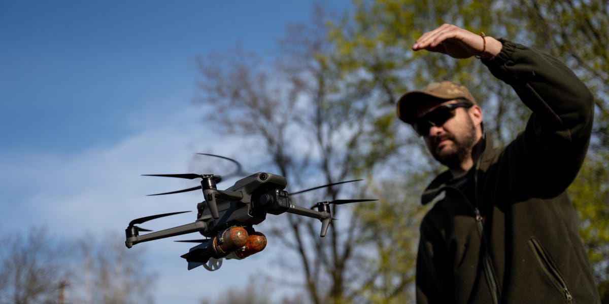 Homemade Ukrainian Drones Carrying Bombs Held on by Zip Ties, Tape