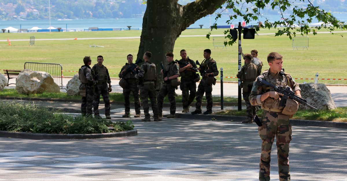 Four children wounded in knife attack in French town, two in critical condition