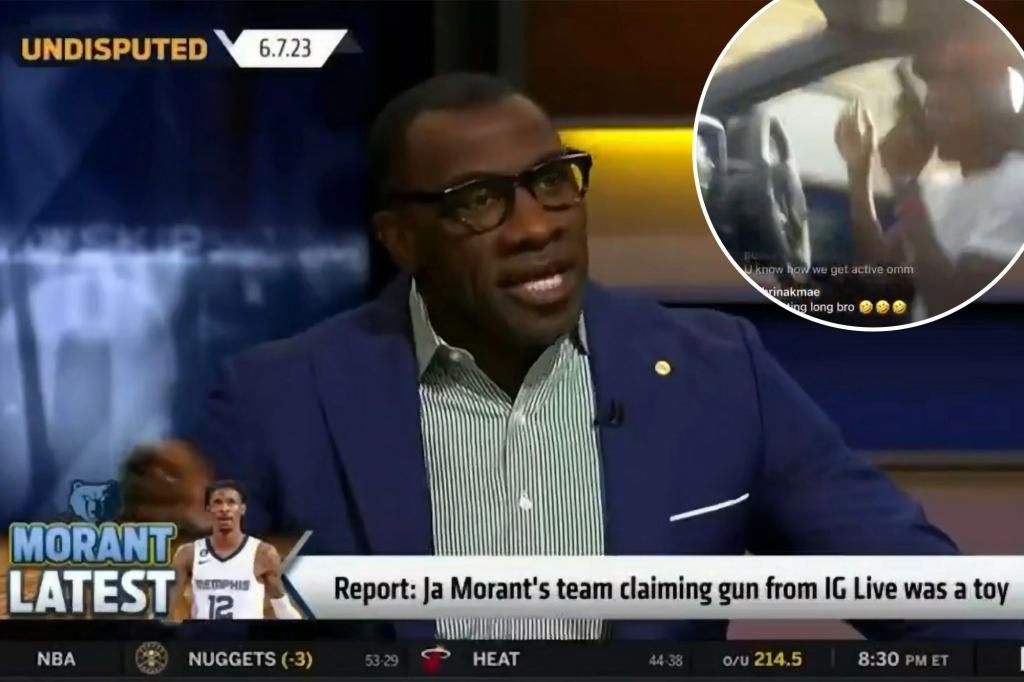 Shannon Sharpe blasts Ja Morant for claiming weapon was a 'toy gun'