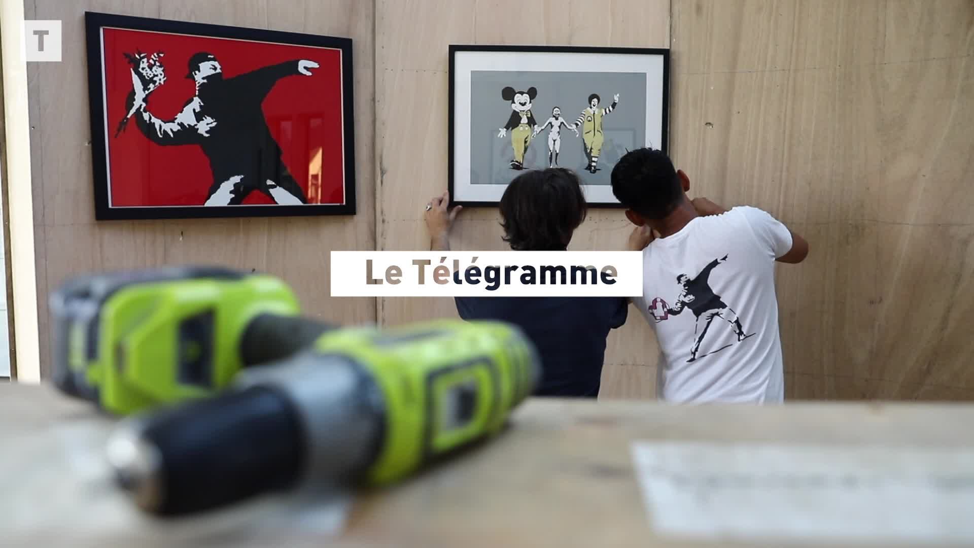 Banksy à Brest : les premières images de l’exposition