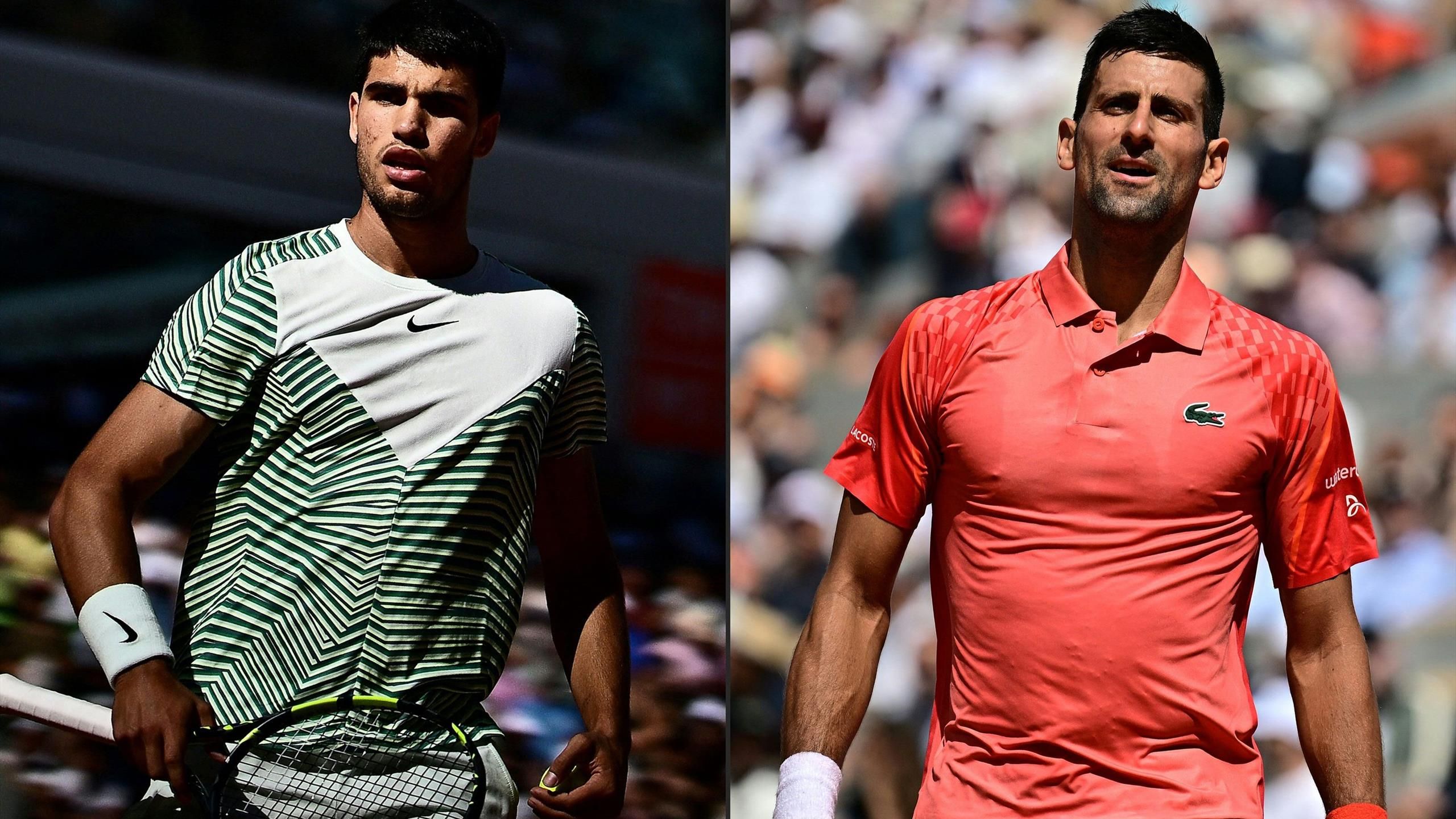 Novak Djokovic - Carlos Alcaraz, le blockbuster de transition