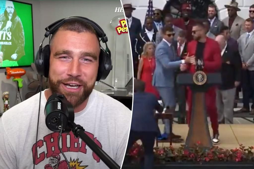 Travis Kelce reveals what he wanted to say at White House