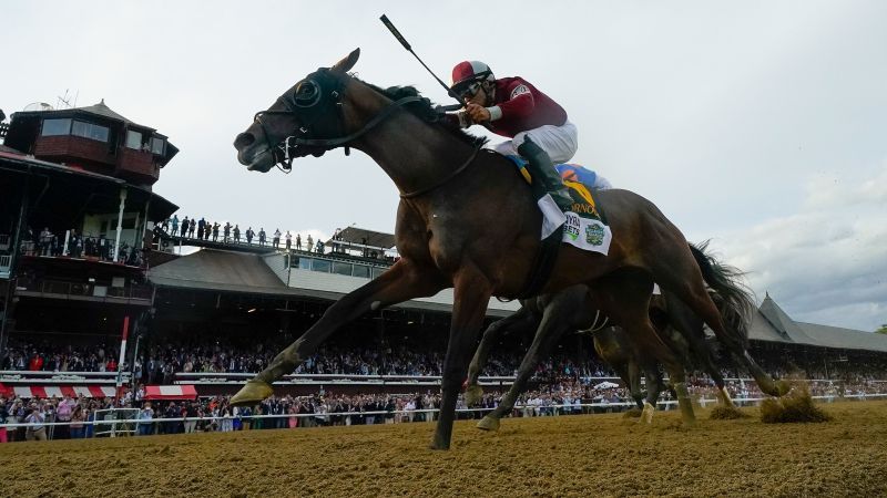 Dornoch wins the Belmont Stakes, beating Derby and Preakness winners