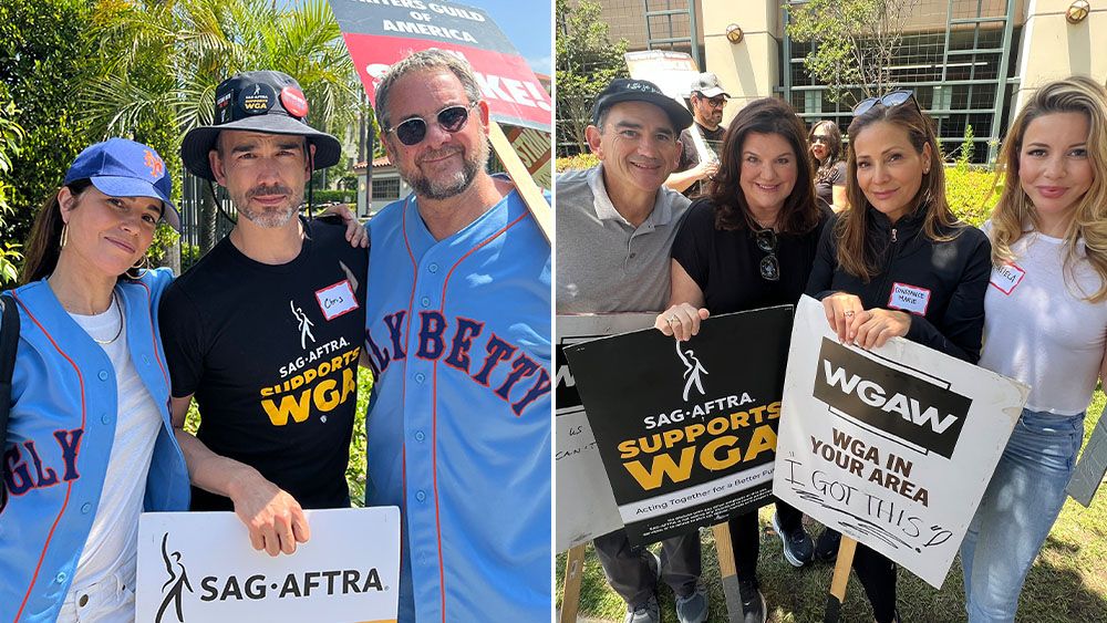 Dispatches From Picket Lines: ‘Ugly Betty,’ ‘George Lopez’ & ‘Bones’ Reunite